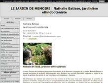 Tablet Screenshot of jardindememoire.blog4ever.com