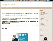 Tablet Screenshot of educateurs.blog4ever.com