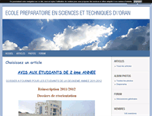 Tablet Screenshot of epsto2011.blog4ever.com