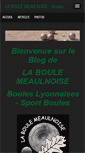Mobile Screenshot of la-boule-meaulnoise.blog4ever.com