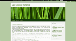 Desktop Screenshot of cafesciencehumaines.blog4ever.com