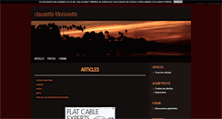 Desktop Screenshot of claudettemorissette.blog4ever.com