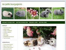 Tablet Screenshot of lespetitsbourguignons.blog4ever.com