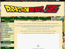Tablet Screenshot of dragon-ball-z.blog4ever.com