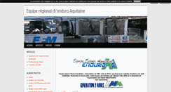 Desktop Screenshot of equipeenduroaquitaine.blog4ever.com