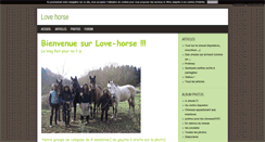 Desktop Screenshot of love-horse-com.blog4ever.com