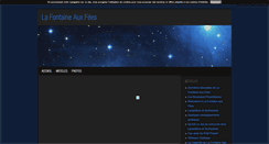 Desktop Screenshot of lafontaineauxfees.blog4ever.com