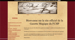Desktop Screenshot of gazette-fchp.blog4ever.com