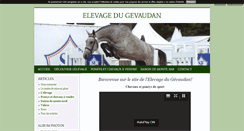 Desktop Screenshot of elevagedugevaudan.blog4ever.com