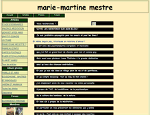 Tablet Screenshot of marie-martine-mestre.blog4ever.com
