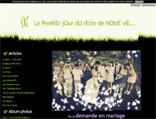 Tablet Screenshot of lepremierjourdurestedenotrevie.blog4ever.com