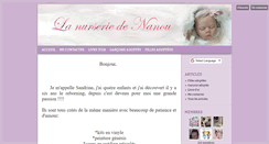 Desktop Screenshot of lanurseriedenanou.blog4ever.com