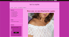 Desktop Screenshot of karicoquine.blog4ever.com