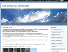 Tablet Screenshot of mon-permis-moto.blog4ever.com