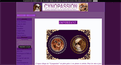 Desktop Screenshot of cynopassion.blog4ever.com