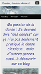 Mobile Screenshot of dansepassion.blog4ever.com