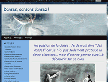Tablet Screenshot of dansepassion.blog4ever.com