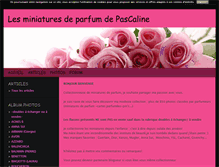 Tablet Screenshot of miniaturesdeparfumdepascaline.blog4ever.com