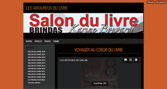 Desktop Screenshot of lesamoureuxdulivre.blog4ever.com