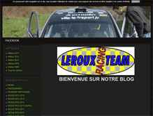 Tablet Screenshot of lerouxracingteam.blog4ever.com