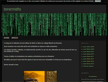 Tablet Screenshot of bonenmaths.blog4ever.com