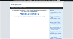 Desktop Screenshot of cine-emotions.blog4ever.com