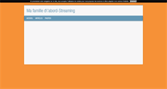 Desktop Screenshot of mafamilledabord-streaming.blog4ever.com