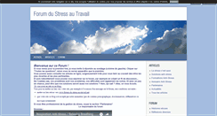 Desktop Screenshot of forum-du-stress-au-travail.blog4ever.com