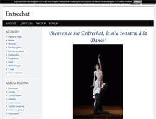 Tablet Screenshot of entrechat.blog4ever.com