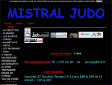 Tablet Screenshot of mistraljudo.blog4ever.com