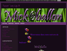 Tablet Screenshot of mickaballon.blog4ever.com