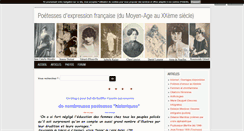 Desktop Screenshot of poetesses.blog4ever.com