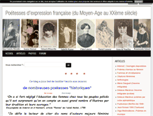 Tablet Screenshot of poetesses.blog4ever.com