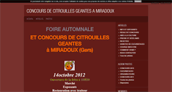 Desktop Screenshot of citrouillegeante.blog4ever.com