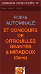 Mobile Screenshot of citrouillegeante.blog4ever.com