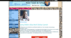 Desktop Screenshot of africa-futur.blog4ever.com