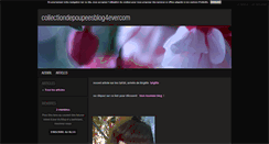 Desktop Screenshot of collectiondepoupees.blog4ever.com