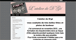 Desktop Screenshot of l-atelier-de-d-ge.blog4ever.com