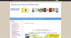 Desktop Screenshot of lionsclubsgrenoblevoiron.blog4ever.com