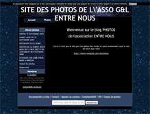 Tablet Screenshot of entrenousphotos.blog4ever.com