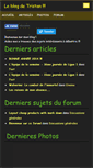 Mobile Screenshot of leblogdetristan.blog4ever.com