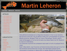 Tablet Screenshot of martinleheron.blog4ever.com
