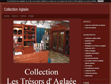 Tablet Screenshot of collectionaglaee.blog4ever.com