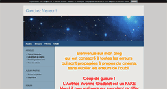 Desktop Screenshot of lachasseauxerreurs.blog4ever.com