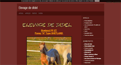 Desktop Screenshot of elevagededidel.blog4ever.com
