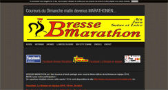 Desktop Screenshot of bresse-marathon.blog4ever.com