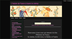 Desktop Screenshot of histoiredefranceaucinma.blog4ever.com