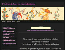 Tablet Screenshot of histoiredefranceaucinma.blog4ever.com