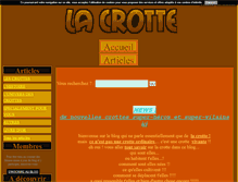 Tablet Screenshot of la-crotte.blog4ever.com