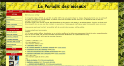 Desktop Screenshot of leparadisdesoiseaux.blog4ever.com